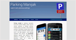 Desktop Screenshot of parkingmanijak.com