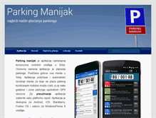 Tablet Screenshot of parkingmanijak.com